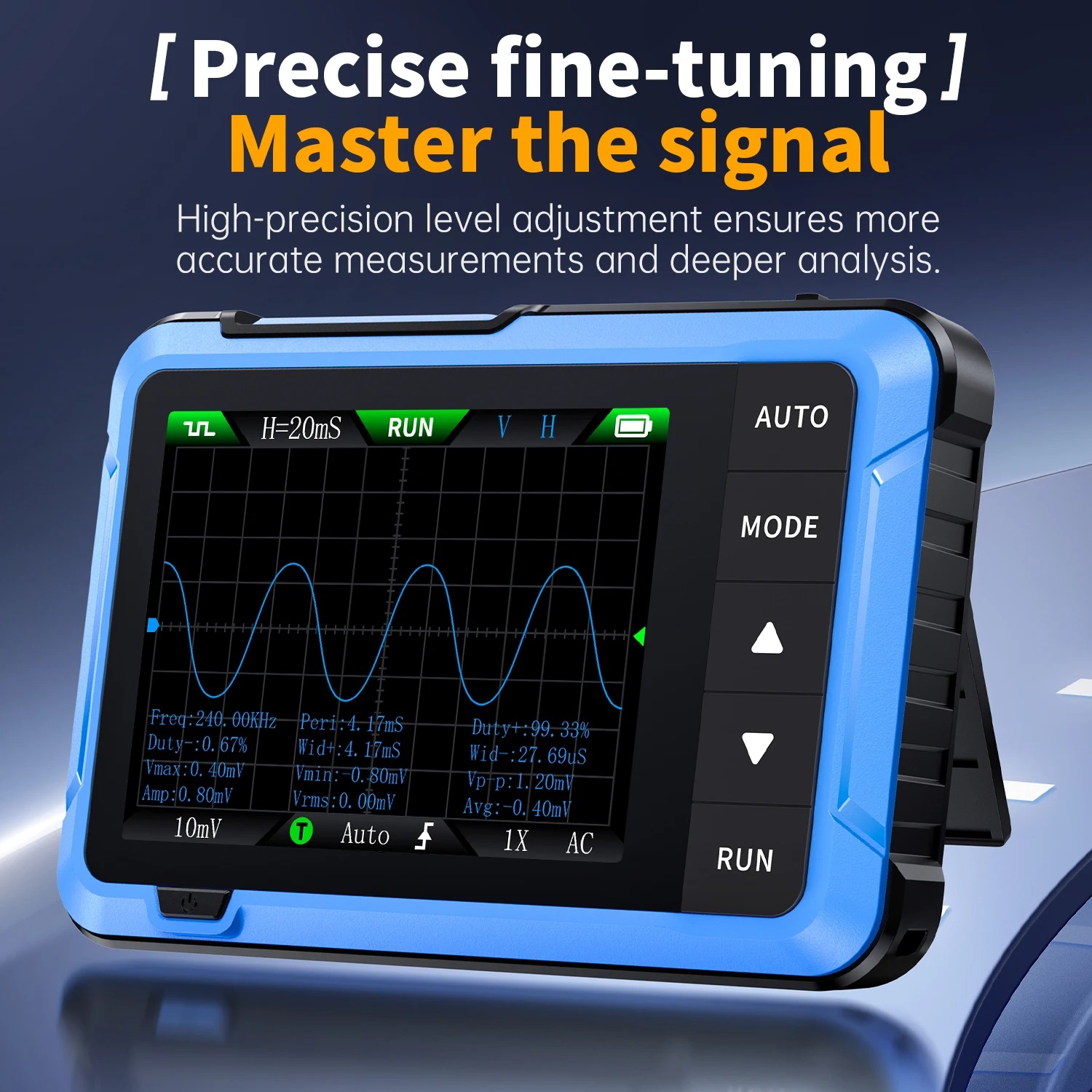 Fnirsi Digital Oscilloscope Handheld - FNIRSI DSO510 Nieuwe 10MHz Mini Handheld