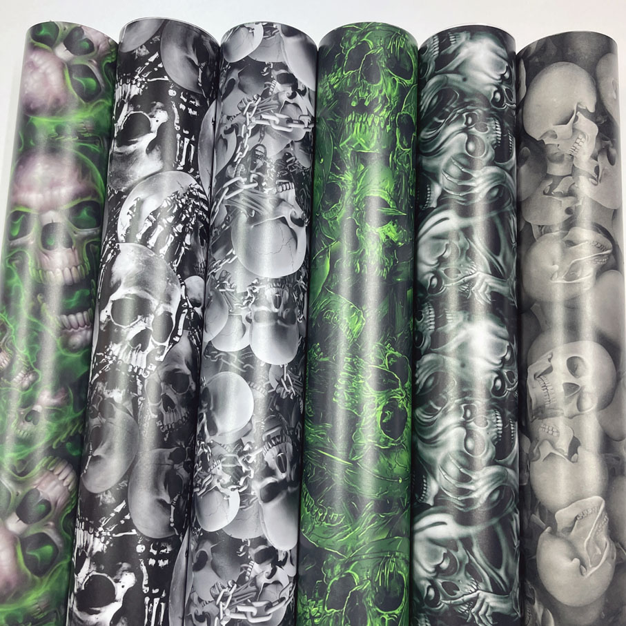 Air Bubble Wrap Roll Packaging - Verschillende nieuwe Graffiti Skull StickerBomb Vinyl