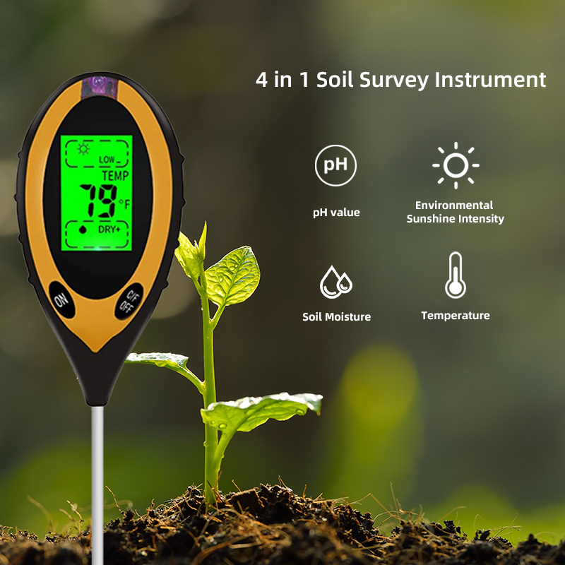 Ph Meter Digital Water Tester - Bodem PH-meter Tester Bodemtester PH-vochtmeter Temperatuur