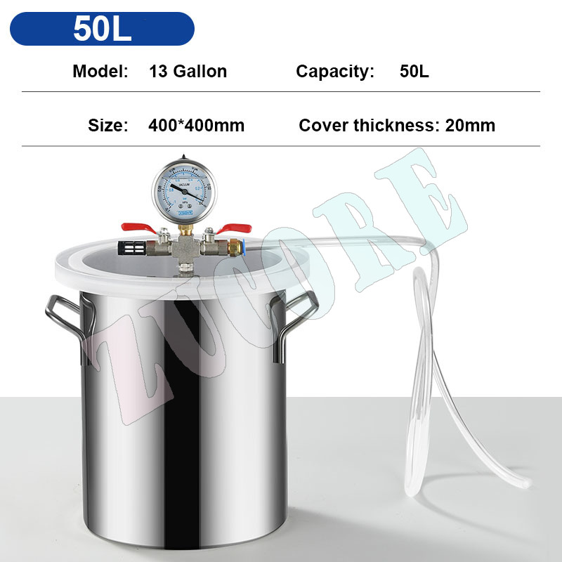 Vacuum Chamber Kit With Pump - Rvs Vacuümkamer 2/3/6/13 Gallon Vacuüm Ontschuimende