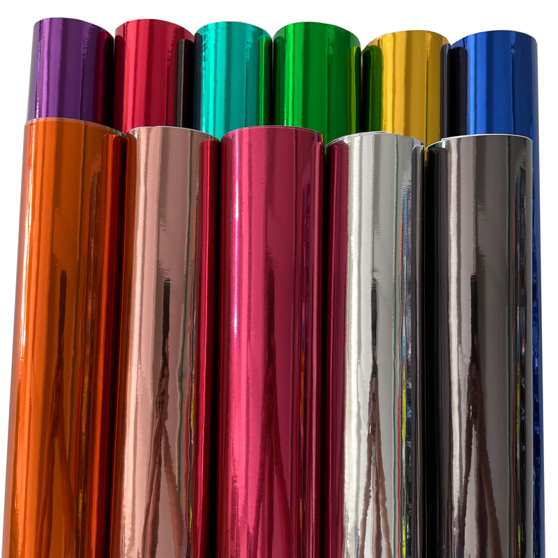 Air Bubble Wrap Roll Packaging - Rekbare Glans Chroom Spiegel Vinyl Wrap