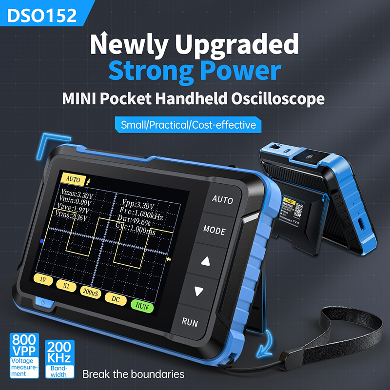 Fnirsi Digital Oscilloscope Handheld - Fnirsi Dso152 Mini Handheld Digitale Oscilloscoop