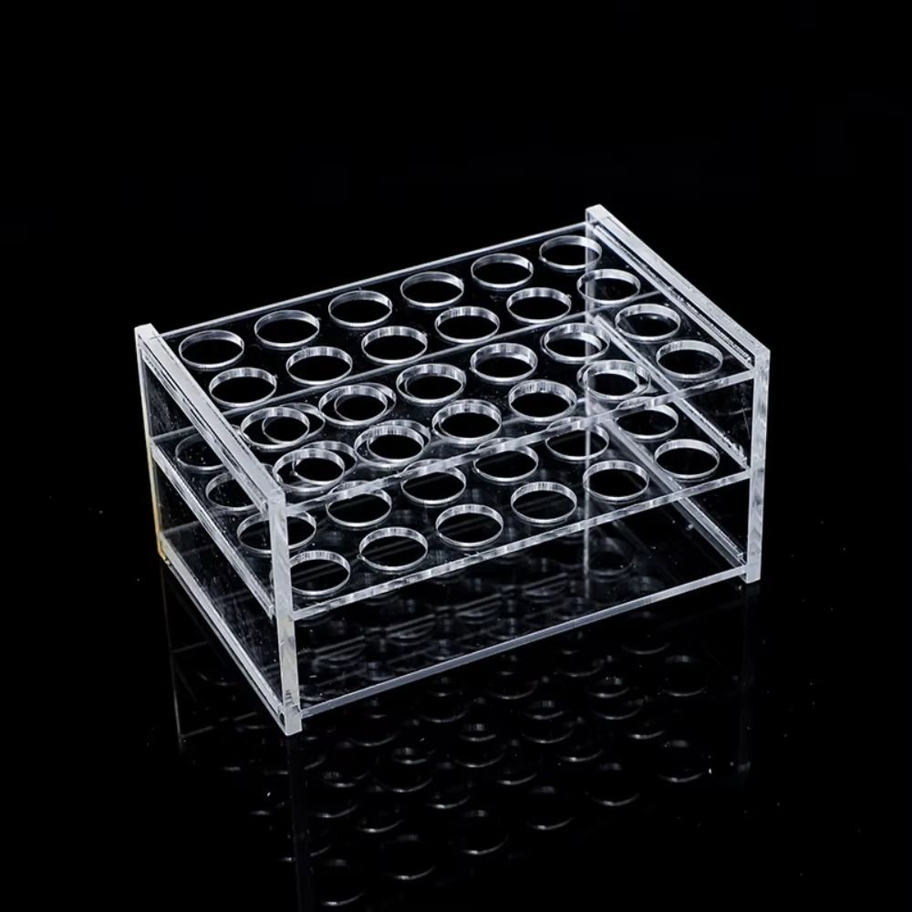 Lab Equipment - Nieuwe Acryl Reageerbuisrek Houder Transparant 24