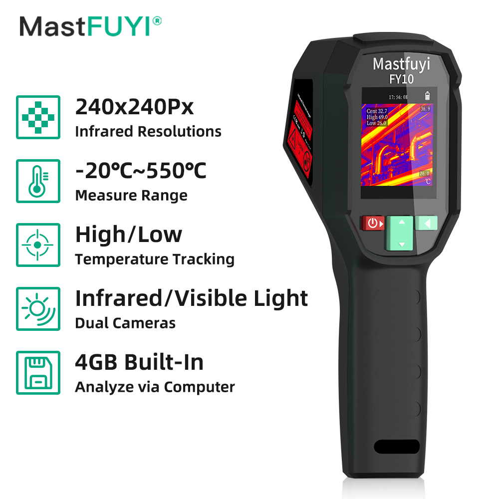 Thermal Imaging Camera Pcb Repair - MASTFUYI FY10/11 Warmtebeeldcamera 240x320 IR-resolutie Handheld