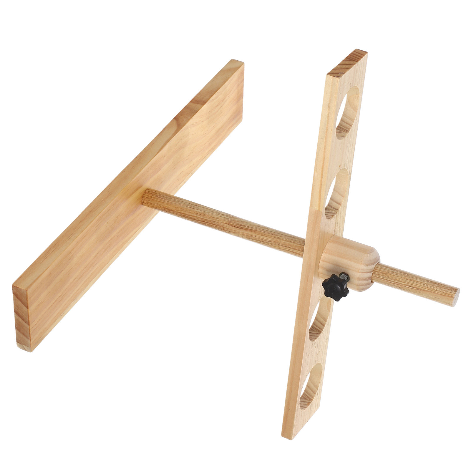 Lab Equipment - Houten scheitrechterstandaard, verstelbare hoogte, conisch ontwerp