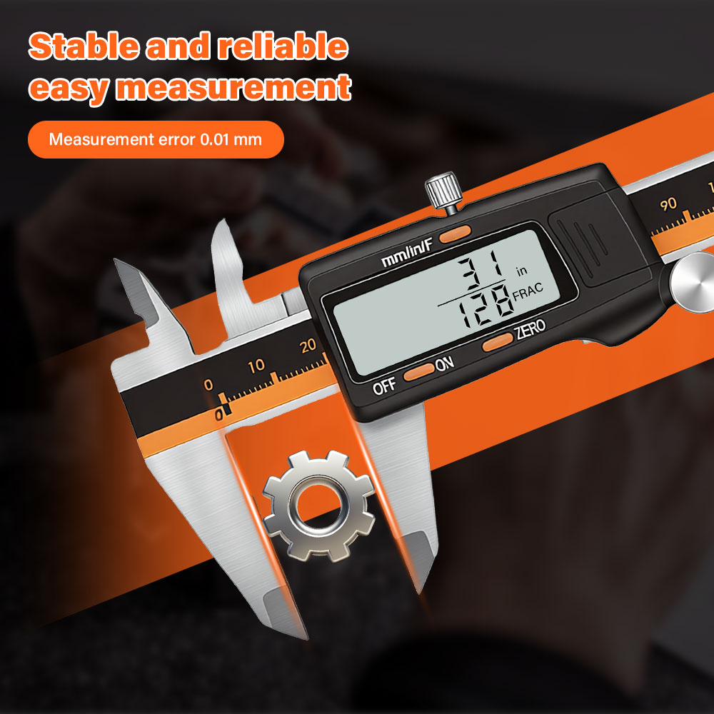 Digital Caliper 150Mm Stainless Steel - Nauwkeuriger RVS Digitale Schuifmaat 6 inch