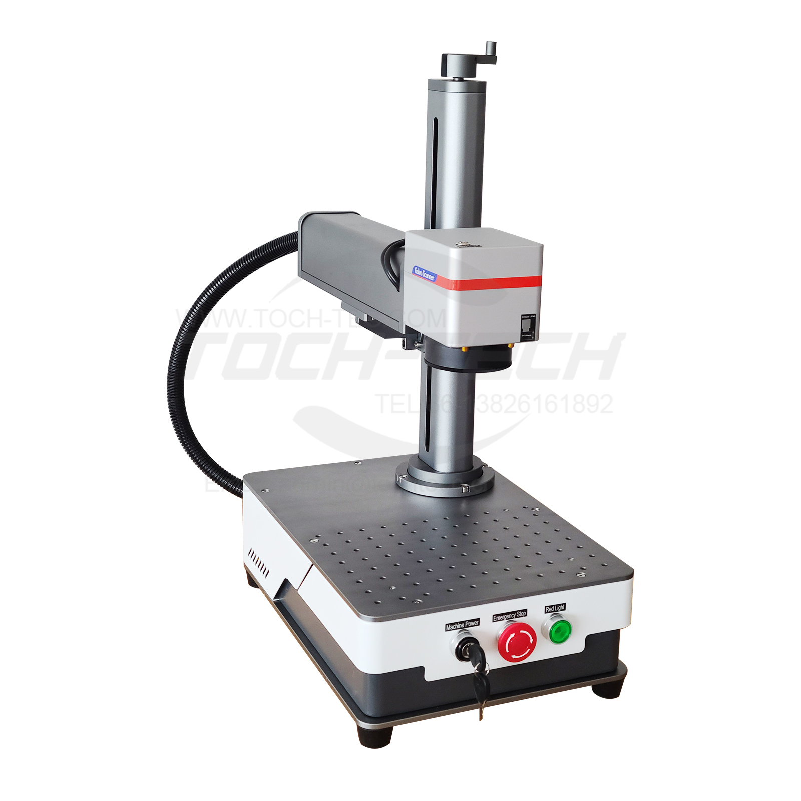 Fiber Laser Marking Machine 30W - 30W 50W Metaalvezellasergraveermachine voor naamplaten, sieraden
