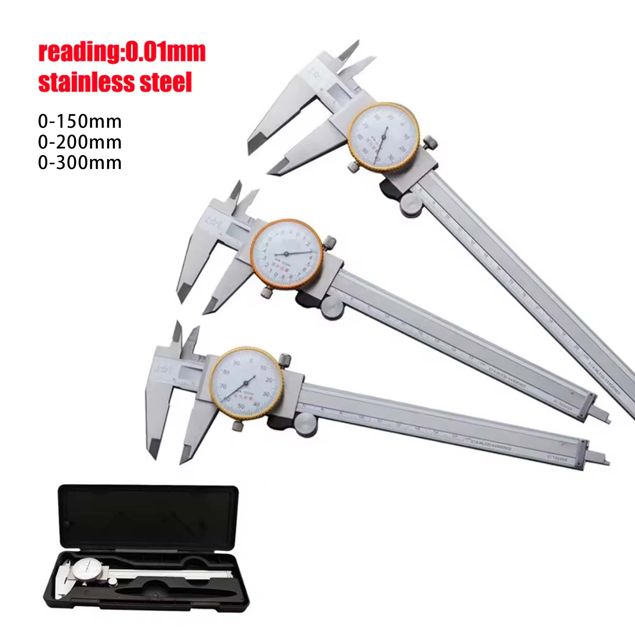 Digital Caliper 150Mm Stainless Steel - Schuifmaat 0,02 mm hoge precisie industrieel