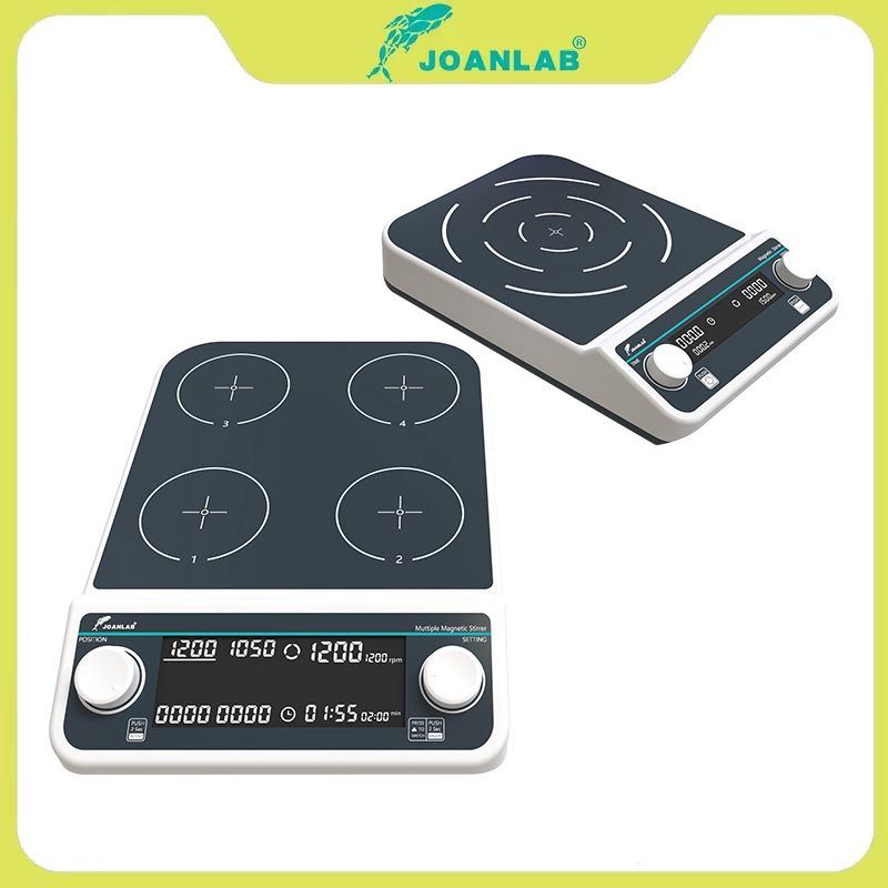Lab Magnetic Stirrer Hot Plate - Vier stations Zes-positie Meerdere magneetroerder Hete