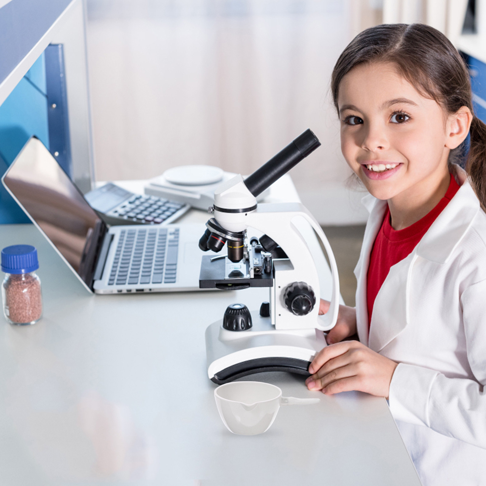 Lab Equipment - 2 stuks verdampingsschaal met handvat, ronde