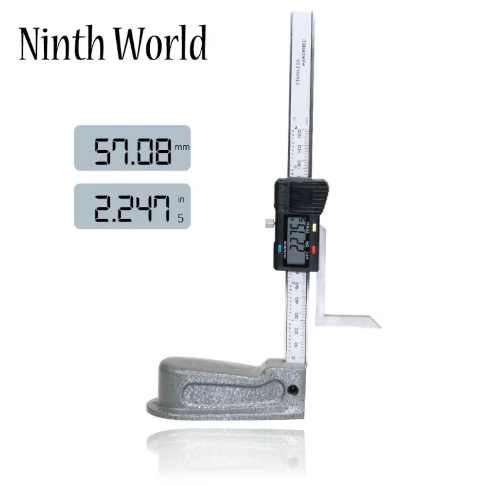 Digital Caliper 150Mm Stainless Steel - 0-150Mm Digitale Hoogmeter Elektronische Digitale Hoogtemmeter