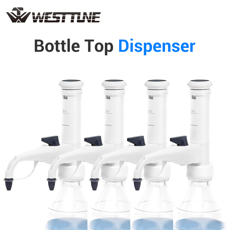 Lab Equipment - WESTTUNE Flessentopdispenser Verstelbare kwantitatieve laboratoriumdispenser Laboratoriumapparatuur