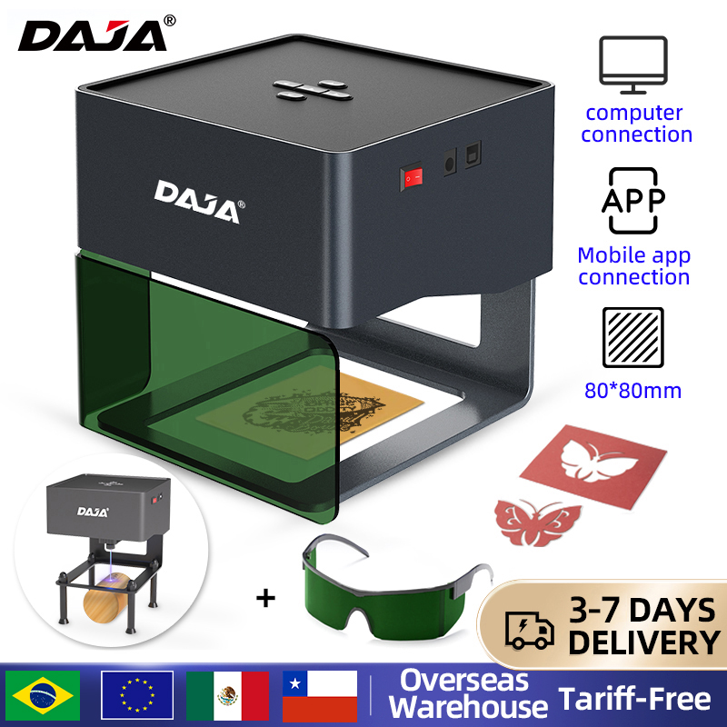 Fiber Laser Marking Machine 30W - DAJA DJ6 Mini Draagbare Lasergraveerder Diy