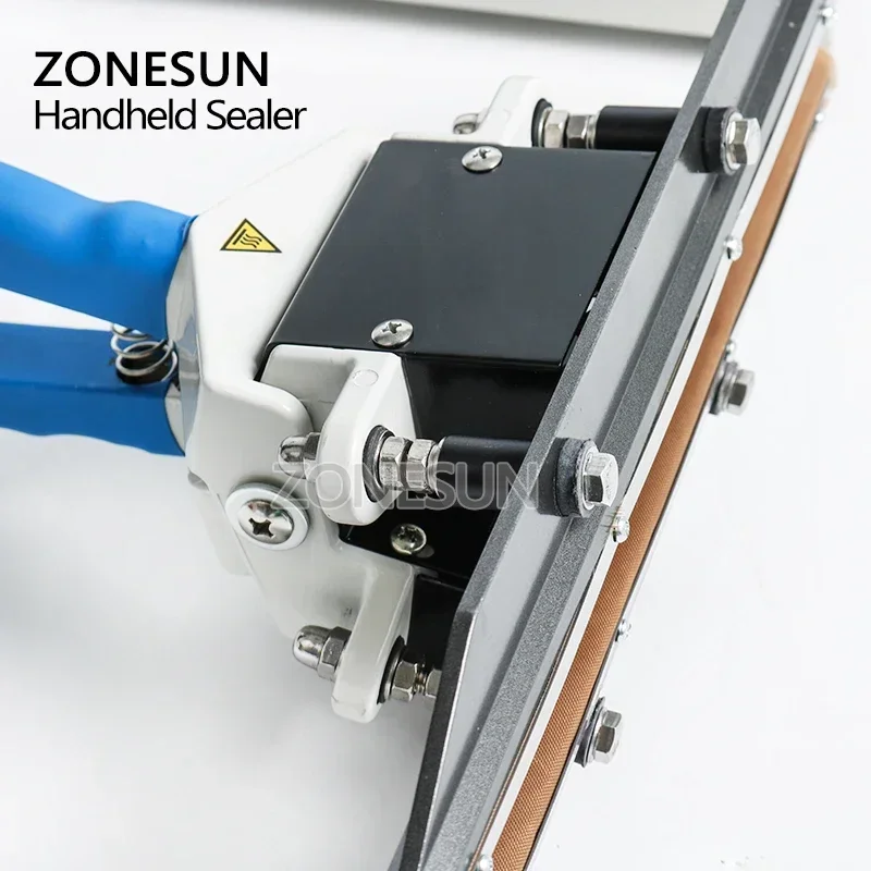Plastic Bag Impulse Heat Sealer - ZONESUN 400mm Direct-heat tang, draagbare impuls