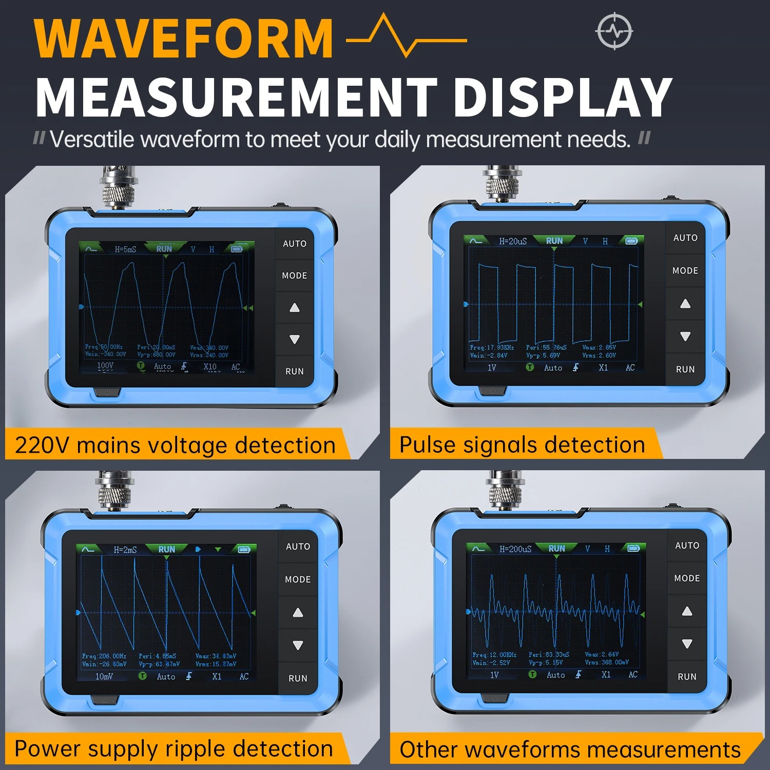 FNIRSI DSO510 Nieuwe 10MHz Min - Fnirsi Digital Oscilloscope Handheld recensie en prijs