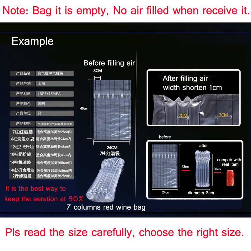 Opblaasbare Luchtbuffer Filler - Air Bubble Wrap Roll Packaging recensie en prijs