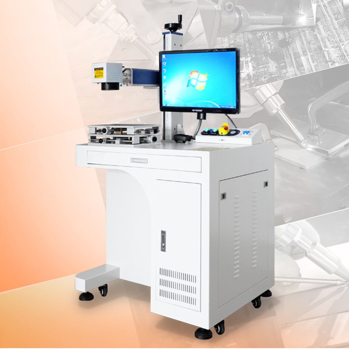 30W 50W 100W 3D Raycus Jpt Mop - Fiber Laser Marking Machine 30W recensie en prijs