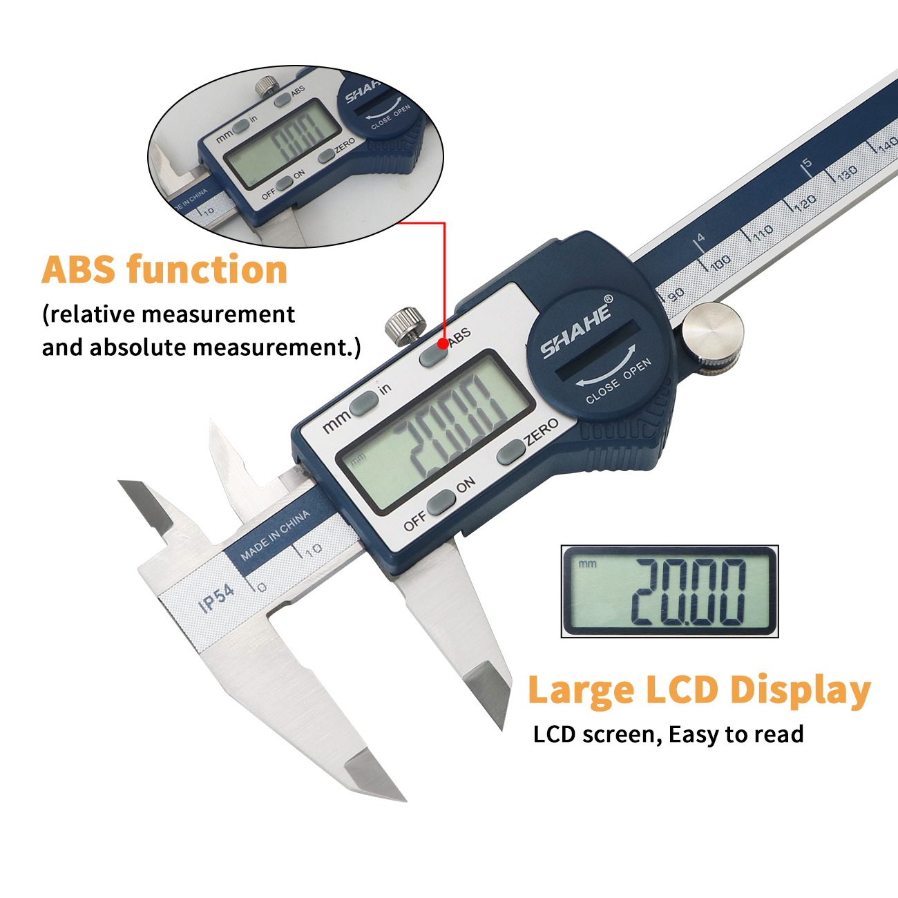 IP54 waterdichte digitale schu - Digital Caliper 150Mm Stainless Steel recensie en prijs