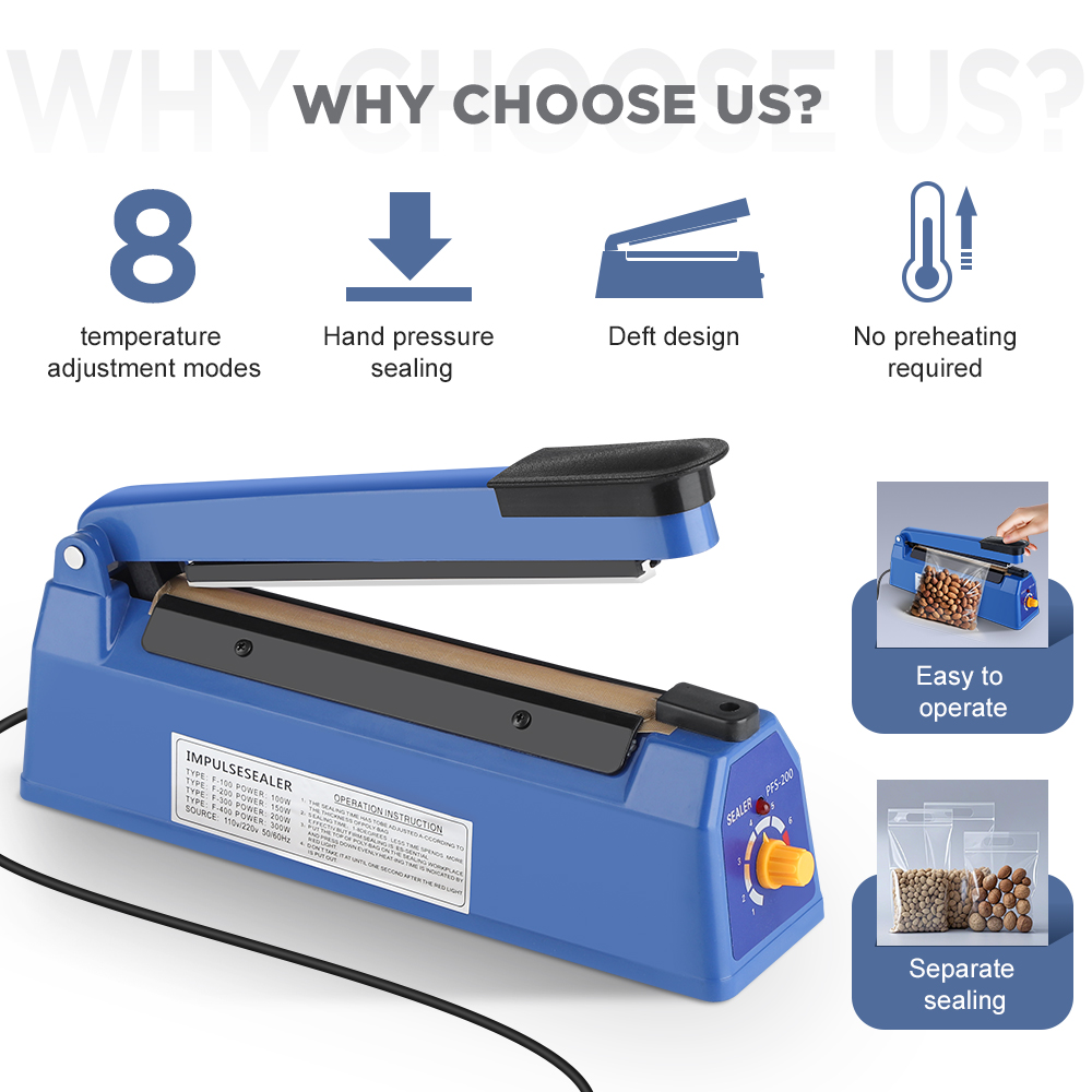 Impulse Sealer Handmatige Heat - Plastic Bag Impulse Heat Sealer recensie en prijs