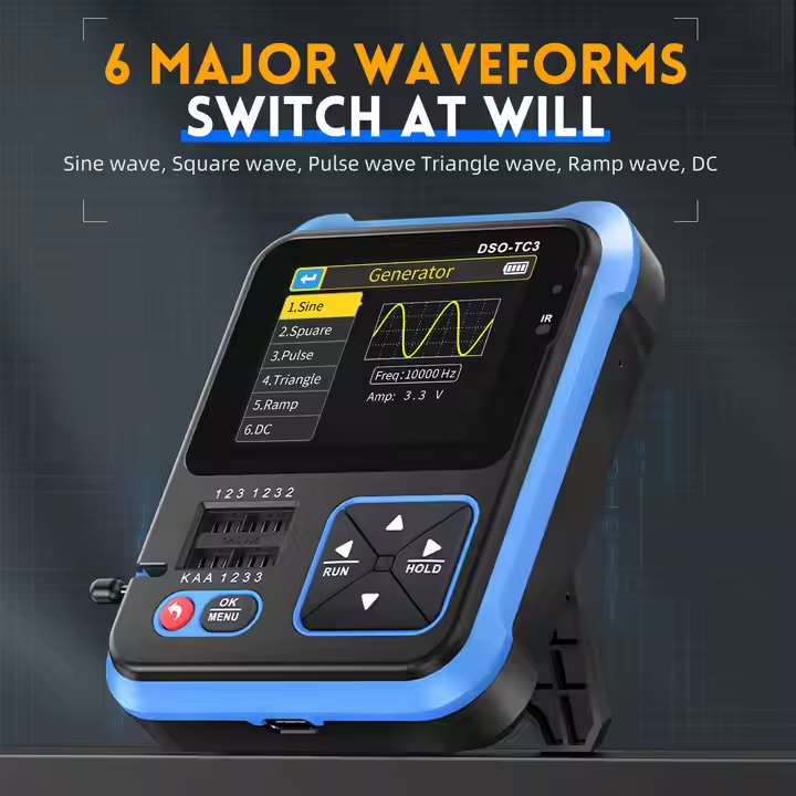 FNIRSI DSO-TC3 Mini Handheld D - Fnirsi Digital Oscilloscope Handheld recensie en prijs