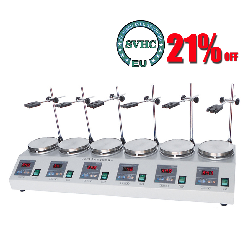 6-kops magnetische verwarmings - Lab Magnetic Stirrer Hot Plate recensie en prijs