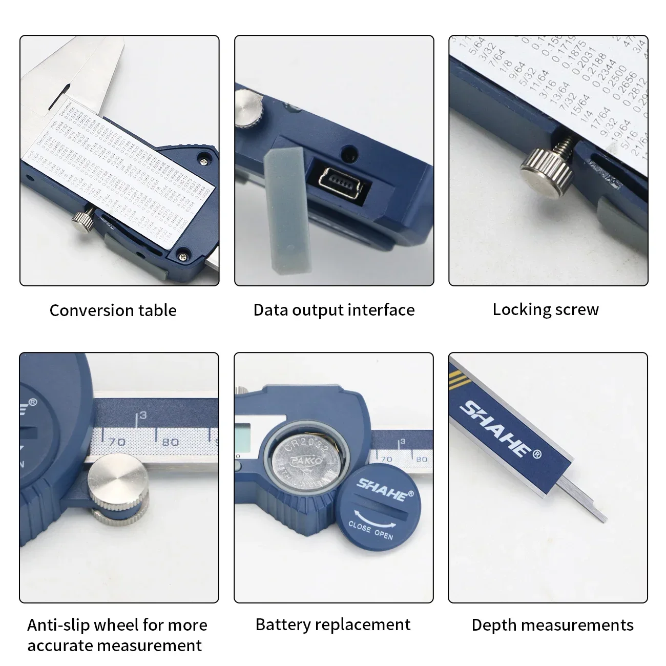 SHAHE digitale schuifmaat, 6 i - Digital Caliper 150Mm Stainless Steel recensie en prijs