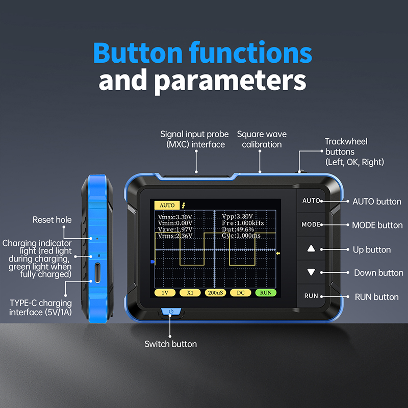 Fnirsi Dso152 Mini Handheld Di - Fnirsi Digital Oscilloscope Handheld recensie en prijs