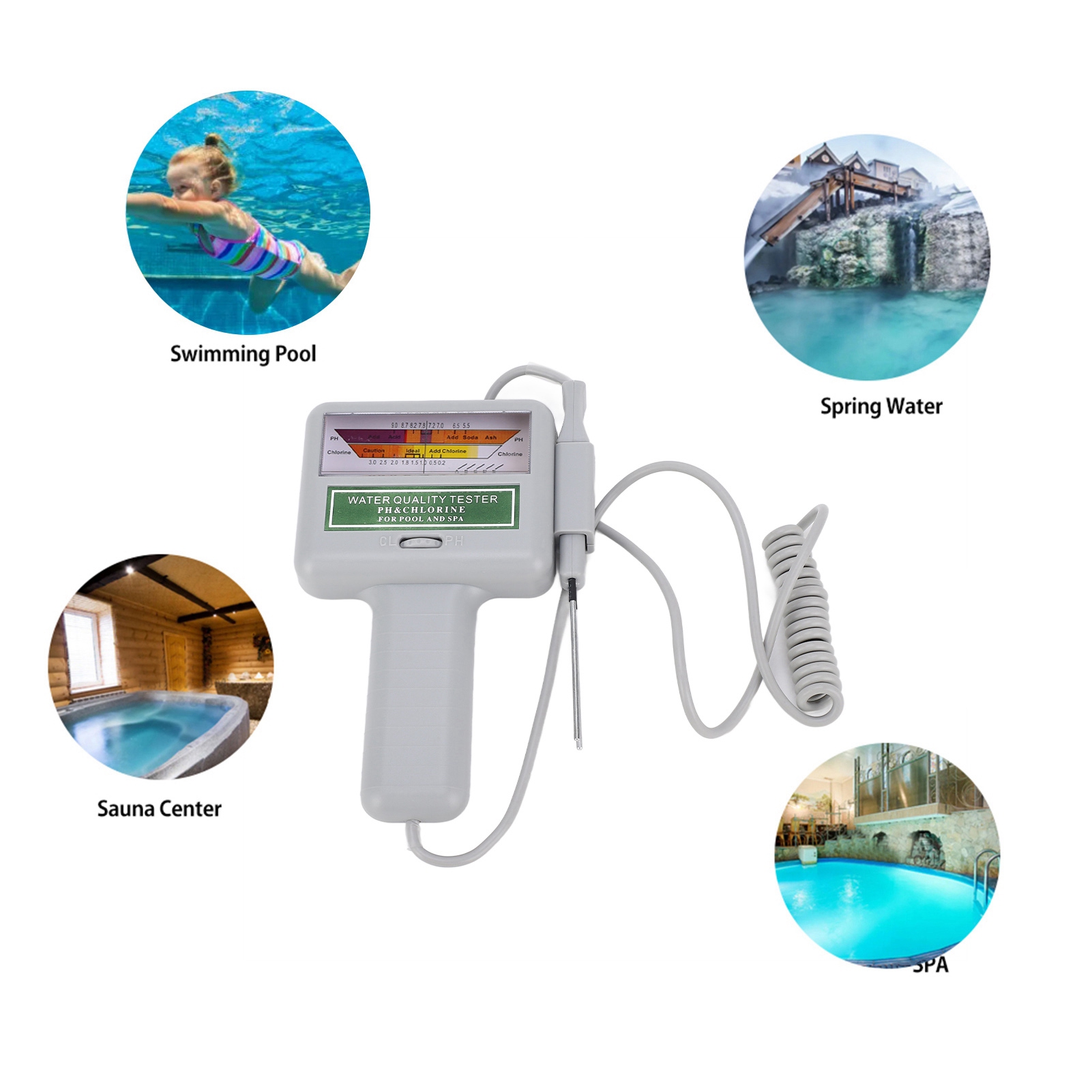 Digitale zwembadwatertester pH - Ph Meter Digital Water Tester recensie en prijs