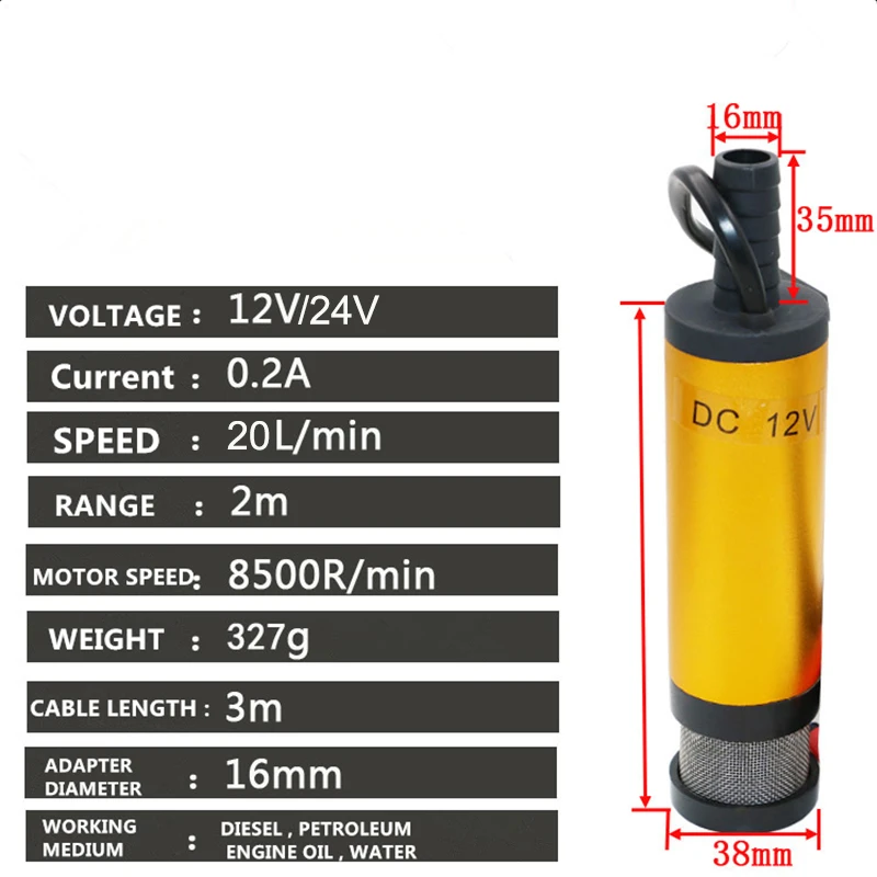 Mini Dompelpomp Diesel Brandst - Mini Peristaltic Pump 12V recensie en prijs