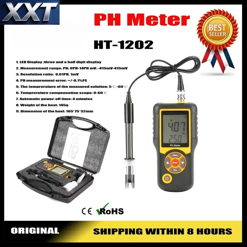 XXT Digitale PH-meter met slim - Ph Meter Digital Water Tester recensie en prijs