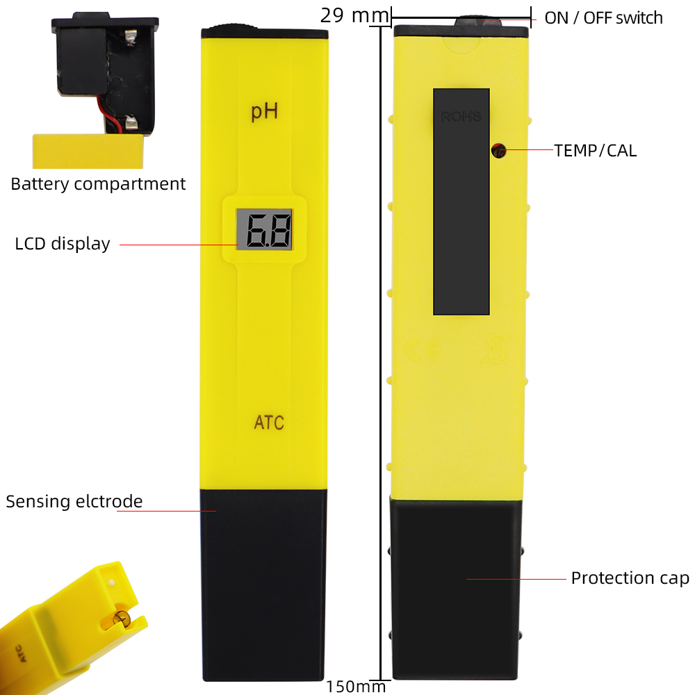 Digitale PH Meter Pocket Pen W - Ph Meter Digital Water Tester recensie en prijs