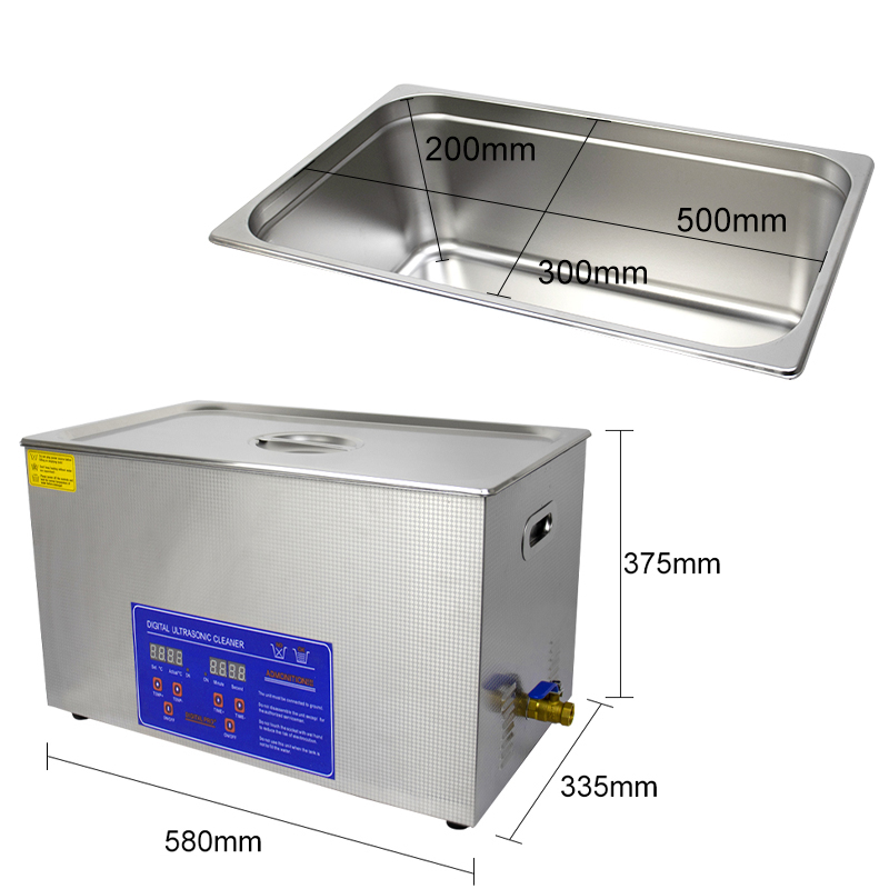 30L Digitale Ultrasone Reinige - Ultrasonic Cleaner 30L Industrial recensie en prijs