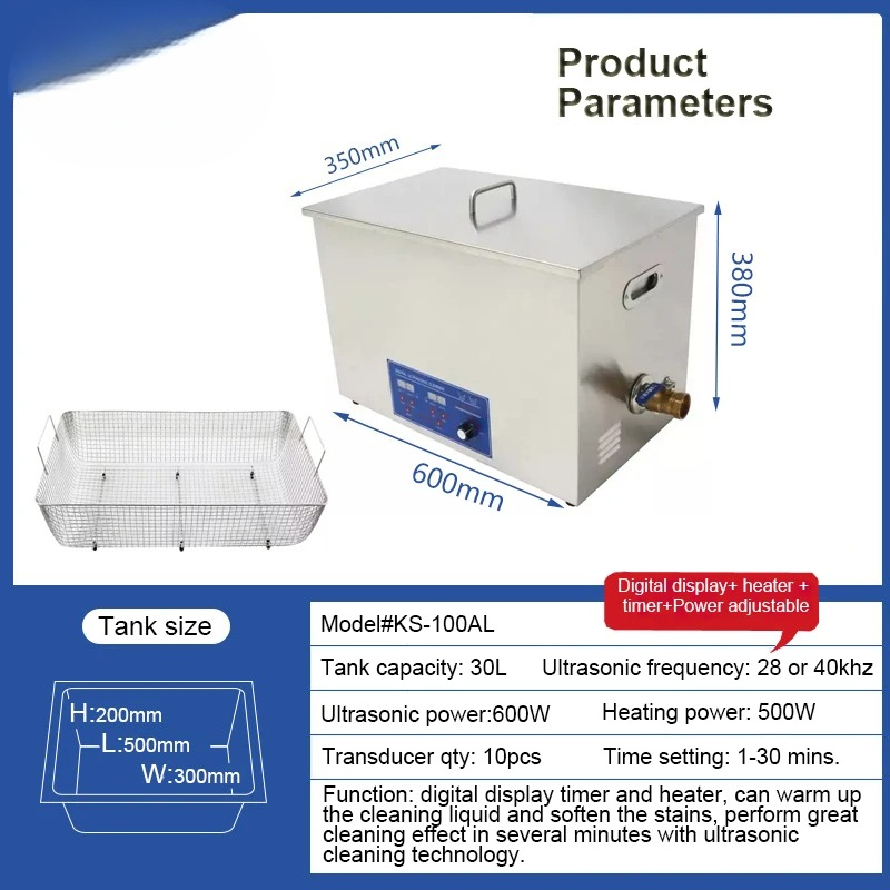 28KHZ 30L Industriële Ultrason - Ultrasonic Cleaner 30L Industrial recensie en prijs
