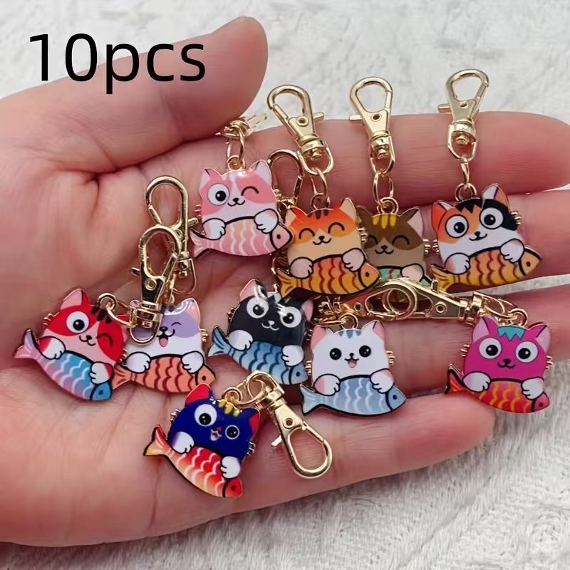 10 stuks geprinte katten-sleut - Packaging recensie en prijs