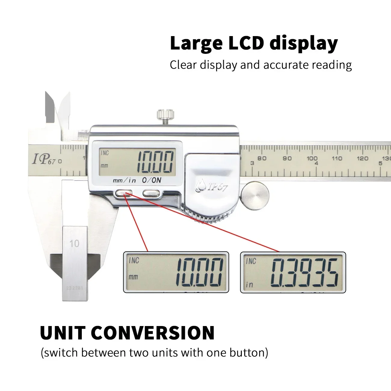 150 mm IP67 waterdichte digita - Digital Caliper 150Mm Stainless Steel recensie en prijs