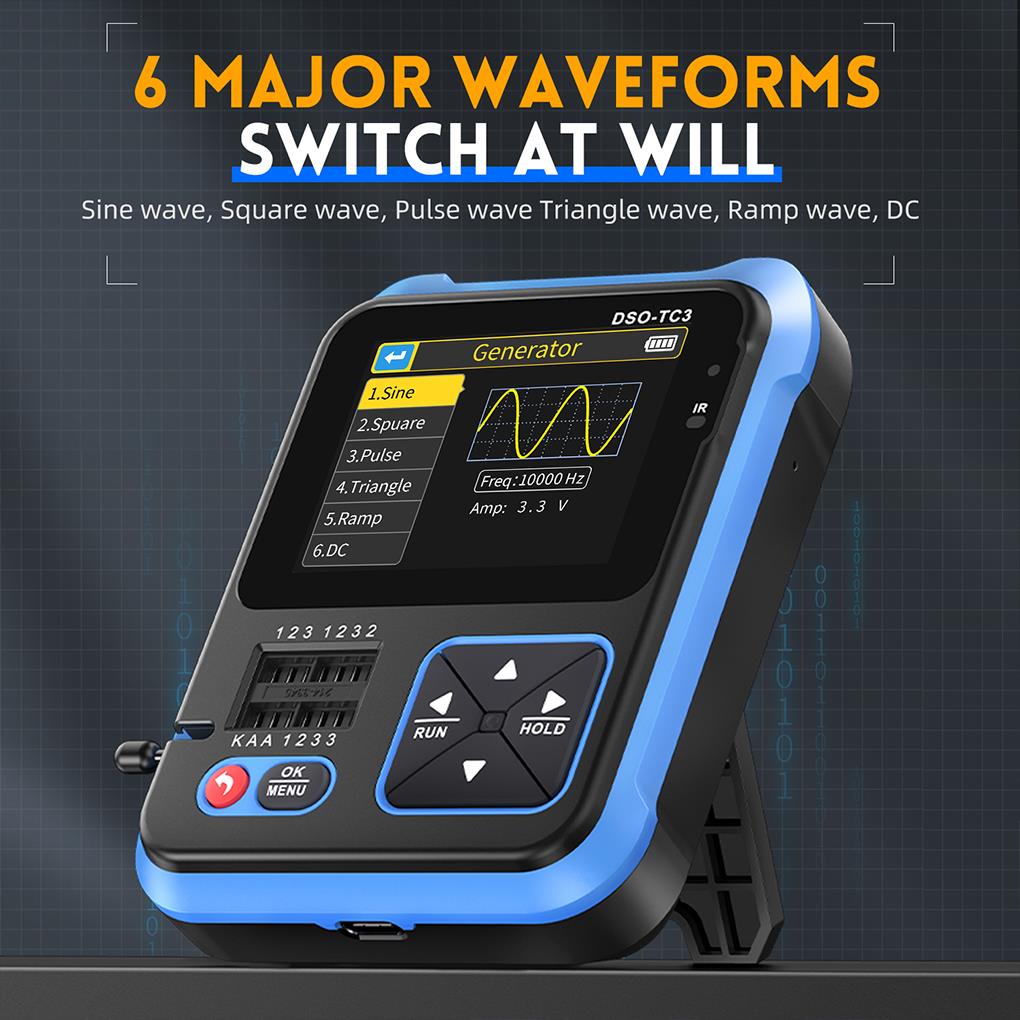 Fnirsi DSO-TC3 3in1 Mini Handh - Fnirsi Digital Oscilloscope Handheld recensie en prijs